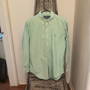 Polo by Ralph Lauren Men's Mint Button Down Shirt